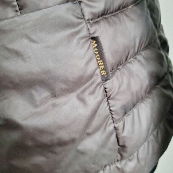 MooRER Verona Women's Puffer Jacket  Dark Brown Size Small  Made in Italy EUC - Picture 15 of 16